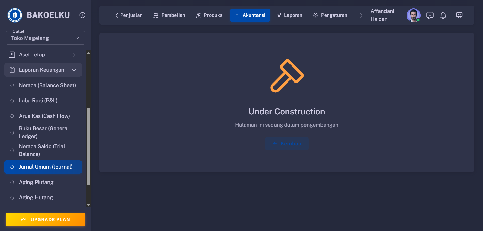 Jurnal Umum Interface