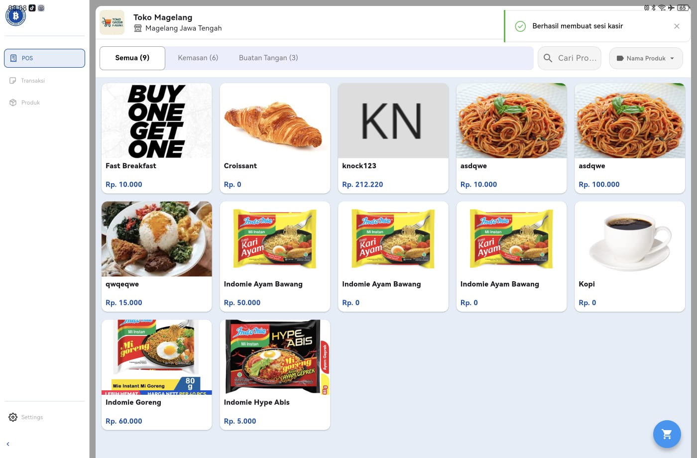 Manajemen Menu Interface